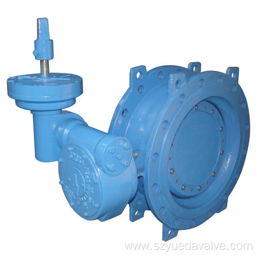 Double Eccentric soft seated butterfly valve
